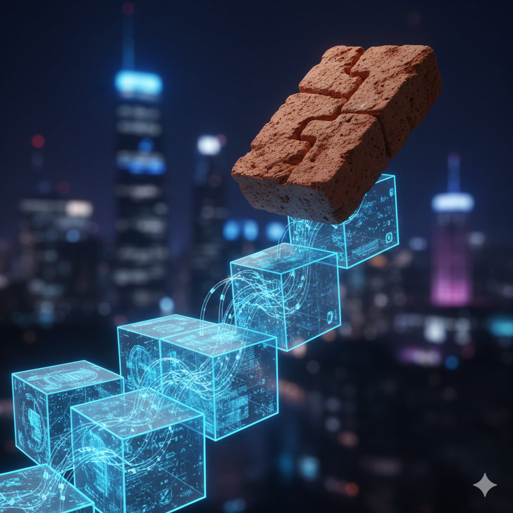 building bricks on the blockchain